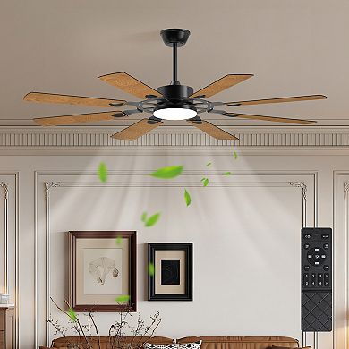 ELEMENT ACE 60 Inch Ceiling Fan with Lights and Remote Control 8 Blades