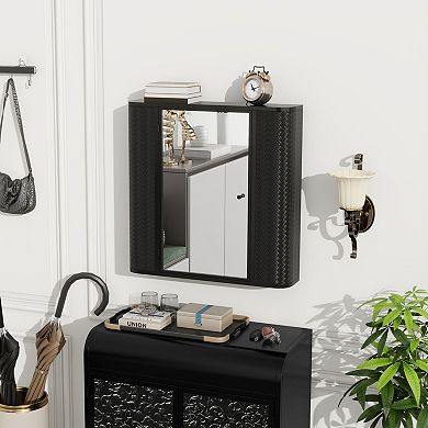 ELEMENT ACE Wall-Mounted Medicine Cabinet with Mirror and Storage Shelves