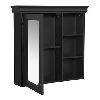 ELEMENT ACE Wall Mounted Mirror Cabinet with Adjustable Shelves and Soft Close Hinges