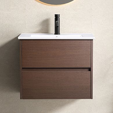 ELEMENT ACE Wall-Mounted Bathroom Vanity with Soft-Close Drawer and Premium Slides