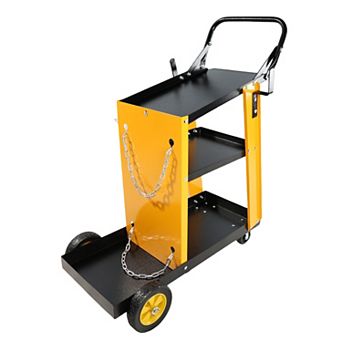 ELEMENT ACE Heavy-Duty Multi-Tier Welding Cart with Increased Storage Space