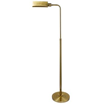 ELEMENT ACE Slim Standing Floor Lamp with Neutral Shade for Contemporary Living Spaces