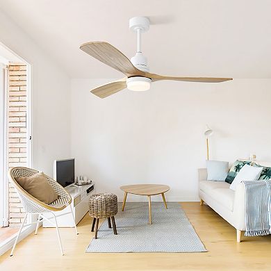 ELEMENT ACE 52 Inch Indoor Ceiling Fan with Dimmable LED Light and Remote Control