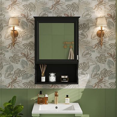 ELEMENT ACE Wall Mounted Mirror Medicine Cabinet with Storage Shelves