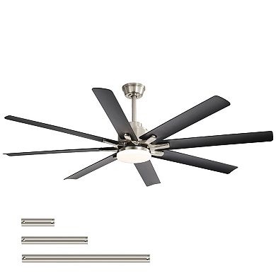 ELEMENT ACE Smart Ceiling Fan with Integrated Lighting and Remote Control for Indoor and Outdoor Use