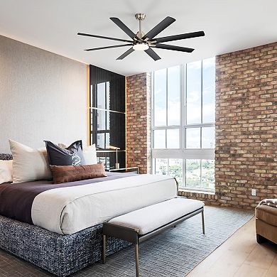 ELEMENT ACE Smart Ceiling Fan with Integrated Lighting and Remote Control for Indoor and Outdoor Use