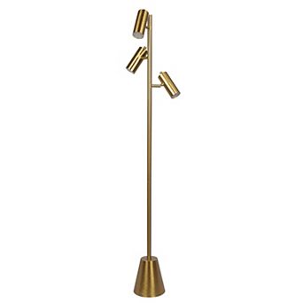 ELEMENT ACE Adjustable Triple Spotlight Floor Lamp with Rotary Switch