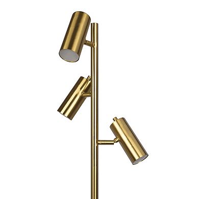 ELEMENT ACE Adjustable Triple Spotlight Floor Lamp with Rotary Switch