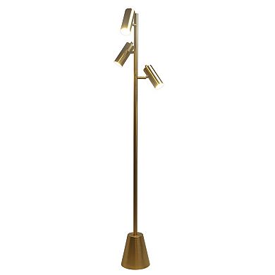 ELEMENT ACE Adjustable Triple Spotlight Floor Lamp with Rotary Switch
