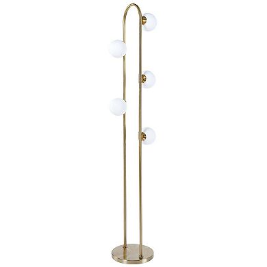 ELEMENT ACE Modern Floor Lamp for Living Room, Tall Corner Lamp for Bedroom & Office