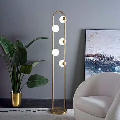 ELEMENT ACE Modern Floor Lamp for Living Room, Tall Corner Lamp for Bedroom & Office