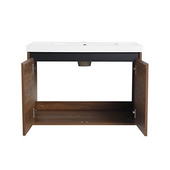 ELEMENT ACE 30-Inch Bathroom Vanity with Countertop Sink and Two-Door Cabinet Set