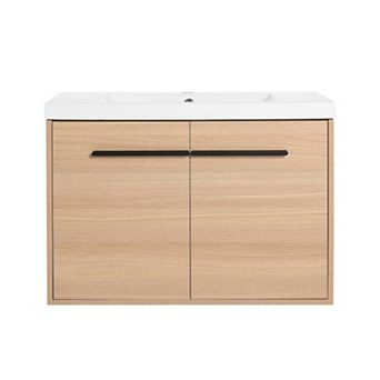 ELEMENT ACE 30-Inch Bathroom Vanity with Countertop Sink and Two-Door Cabinet Set