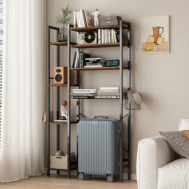 ELEMENT ACE 8-Tier Freestanding Bathroom Storage Organizer with Adjustable Shelves