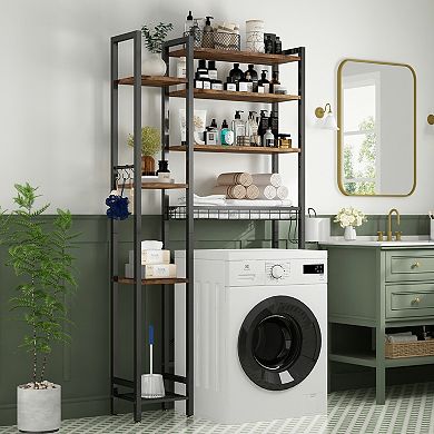 ELEMENT ACE 8-Tier Freestanding Bathroom Storage Organizer with Adjustable Shelves