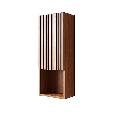 ELEMENT ACE Wall Mounted Narrow Storage Cabinet with Door and Shelves for Small Spaces