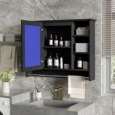 ELEMENT ACE Wall Mounted Medicine Cabinet with Adjustable Shelf and Soft Close Door