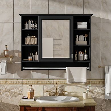 ELEMENT ACE Wall Mounted Medicine Cabinet with Adjustable Shelf and Soft Close Door