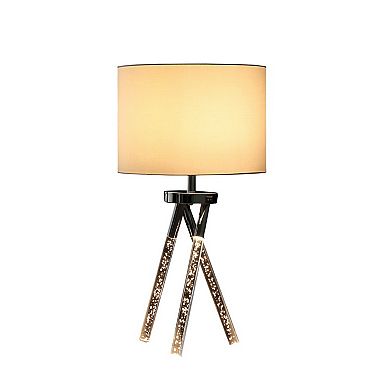 ELEMENT ACE Mid Century Acrylic Leg Table Lamp with Integrated LED Lighting