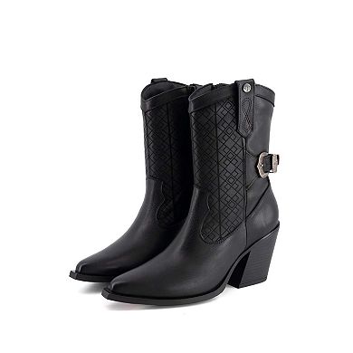 Forastero Women's Western Fashion Leather Boots 90990-3821404