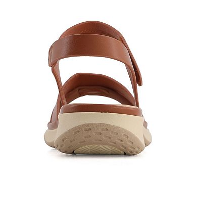 Andrea Women's Ankle Strap Sandals with Hook and loop Closure 61747