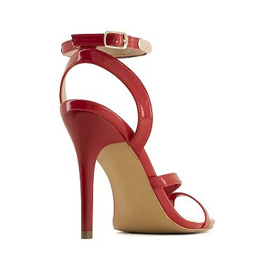 Andrea Women's Heeled Ankle Strap Dress Sandals 94019-3863824
