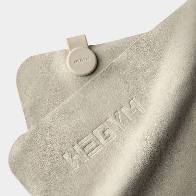WeGym Suede Performance Towel with Magnetic Clip