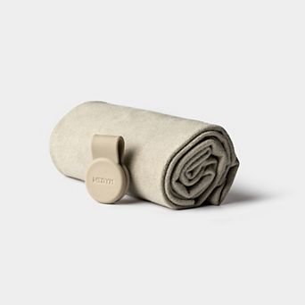 WeGym Suede Performance Towel with Magnetic Clip
