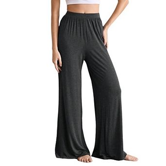 Women's Wide Leg Palazzo Lounge Pants High Waist Wide Leg Flowy Loose Fit Sleep with Pockets