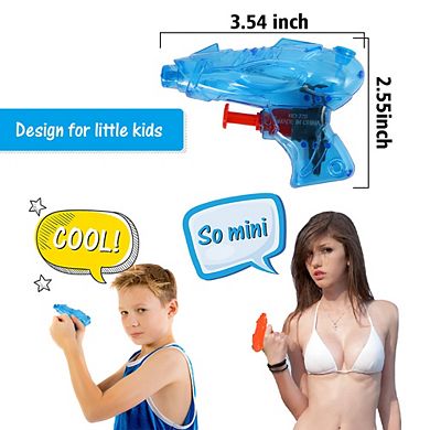 Water Pistol Guns for Kids, 12Pcs Water Squirt Blaster Soaker