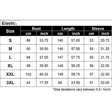 Women's Long Sleeve V-Neck Solid Color Dress - Side Slit Midi Casual Elegant Dress