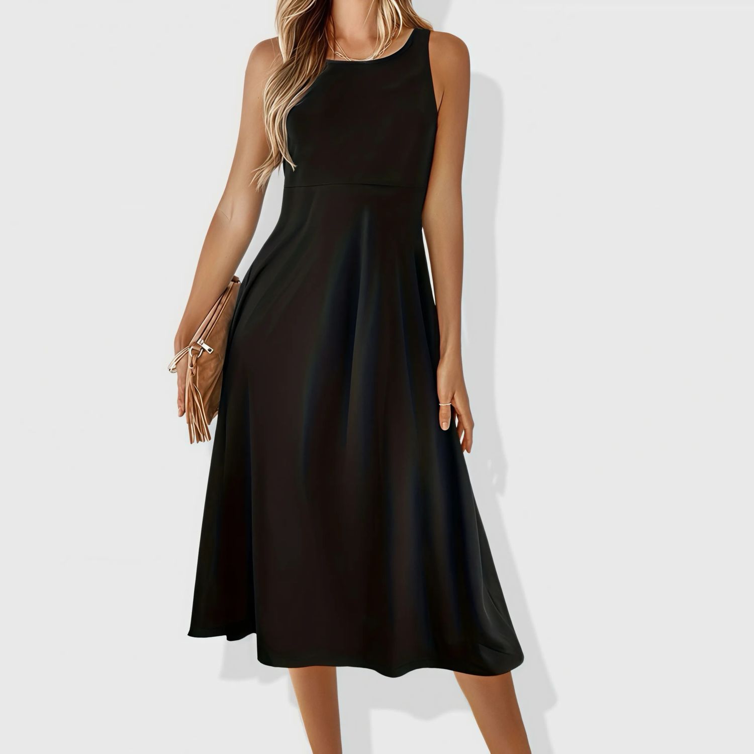 Женские платья Sleeveless Slimming Maxi Dress - Relaxed Fit A-Line Long Casual Summer Dress