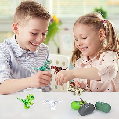 Dinosaur Egg Toys -6 Pack Hatching Dinosaur Eggs for Kids