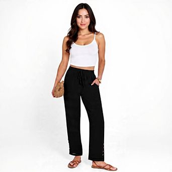 Women’s Casual Ankle Pants with Pockets