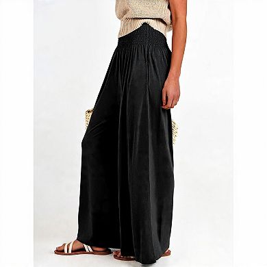 Summer Loose Fit Wide Leg Pants