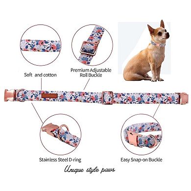 Durable Flower Dog Collar