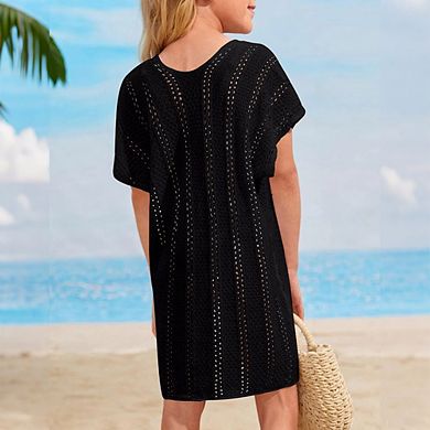 Girls swim cover up crochet
