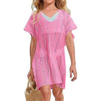 Girls swim cover up crochet