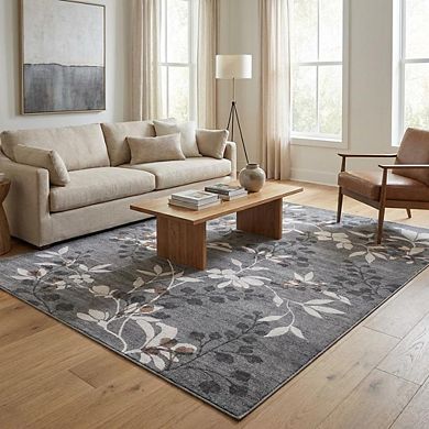 Modern Washable Area Rug Non Slip Stain Resistant Vacuum Clean Ultra Thin Carpet for Bedroom