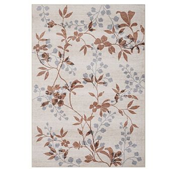 Modern Washable Area Rug Non Slip Stain Resistant Vacuum Clean Ultra Thin Carpet for Bedroom
