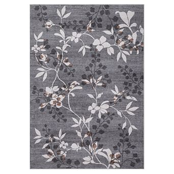 Modern Washable Area Rug Non Slip Stain Resistant Vacuum Clean Ultra Thin Carpet for Bedroom