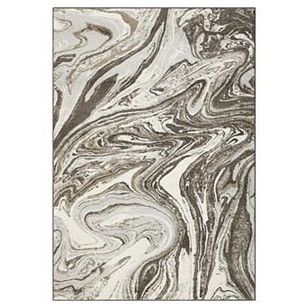 Abstract Area Rug Machine Washable Non Slip Non Shedding Stain Resistant Floor Cover for Bedroom