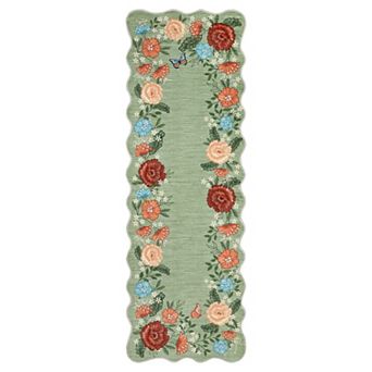 Modern Pastoral Area Rug Machine Washable Low Pile Pet Friendly Carpet for Kid's Room Playroom