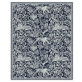 Modern Area Rug Machine Washable Non Slip Non Shedding Stain Resistant Floor Cover for Living Room