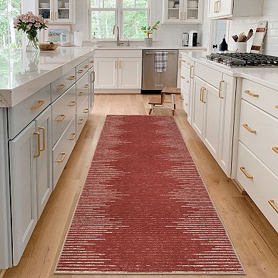 Modern Area Rug Machine Washable Vacuum Clean Ultra Thin Stain Resistant Carpet for Kid's Room