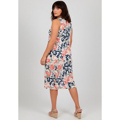 Avenue Women's Plus Size Cascade Dress
