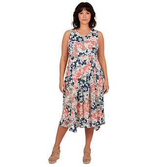 Avenue Women's Plus Size Cascade Dress