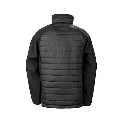 Result Mens Black Compass Padded Soft Shell Jacket