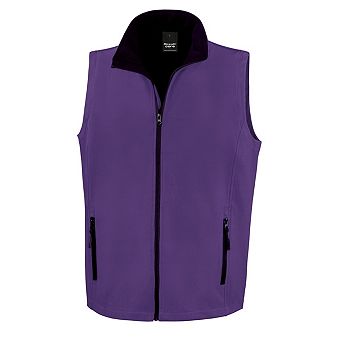 Result Mens Core Printable Softshell Bodywarmer