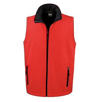 Result Mens Core Printable Softshell Bodywarmer